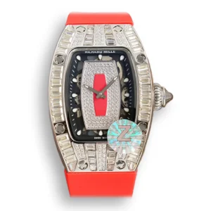 Replica RM 007-1 Diamond Crown Red Strap