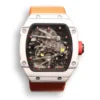 Replica RM 27-02 Tourbillon Fiber Case Orange Strap