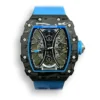 Replica RM 53-01 Carbon Case Rubber Blue Strap