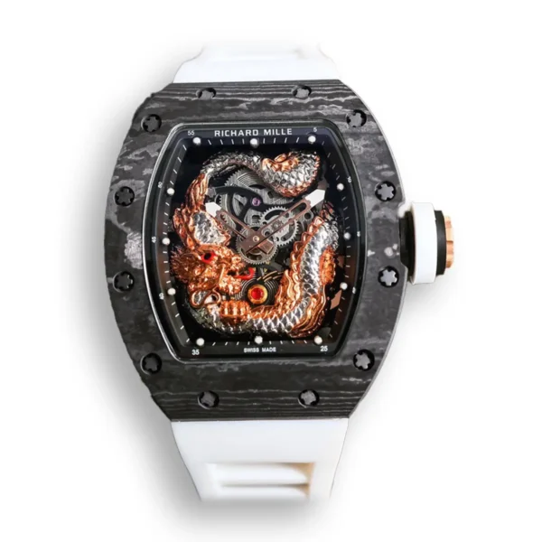 Replica Richard Mille RM57-03 Flying Dragon White Strap