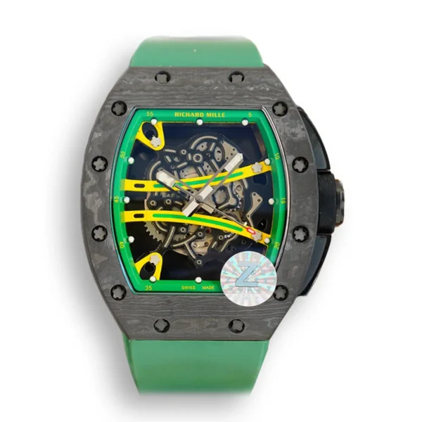 Replica Richard Mille RM 59-01 Ultimate Track Green Strap