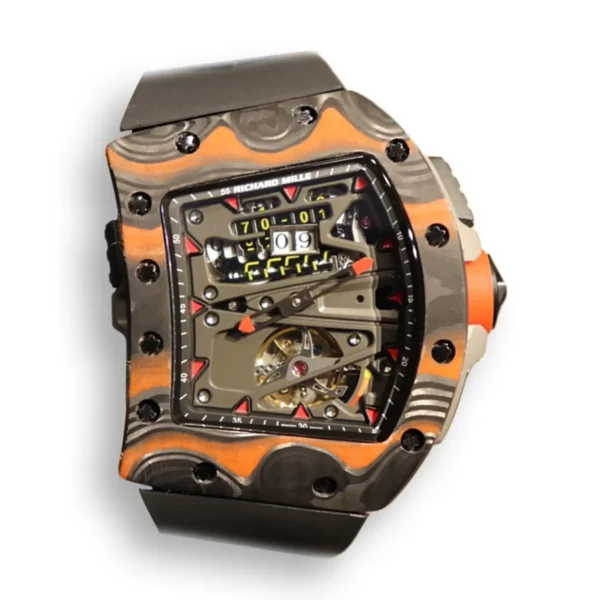 Replica Richard Mille RM 70-01 Tourbillon Black Rubber Strap